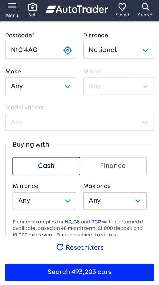 A/b testing undo filter