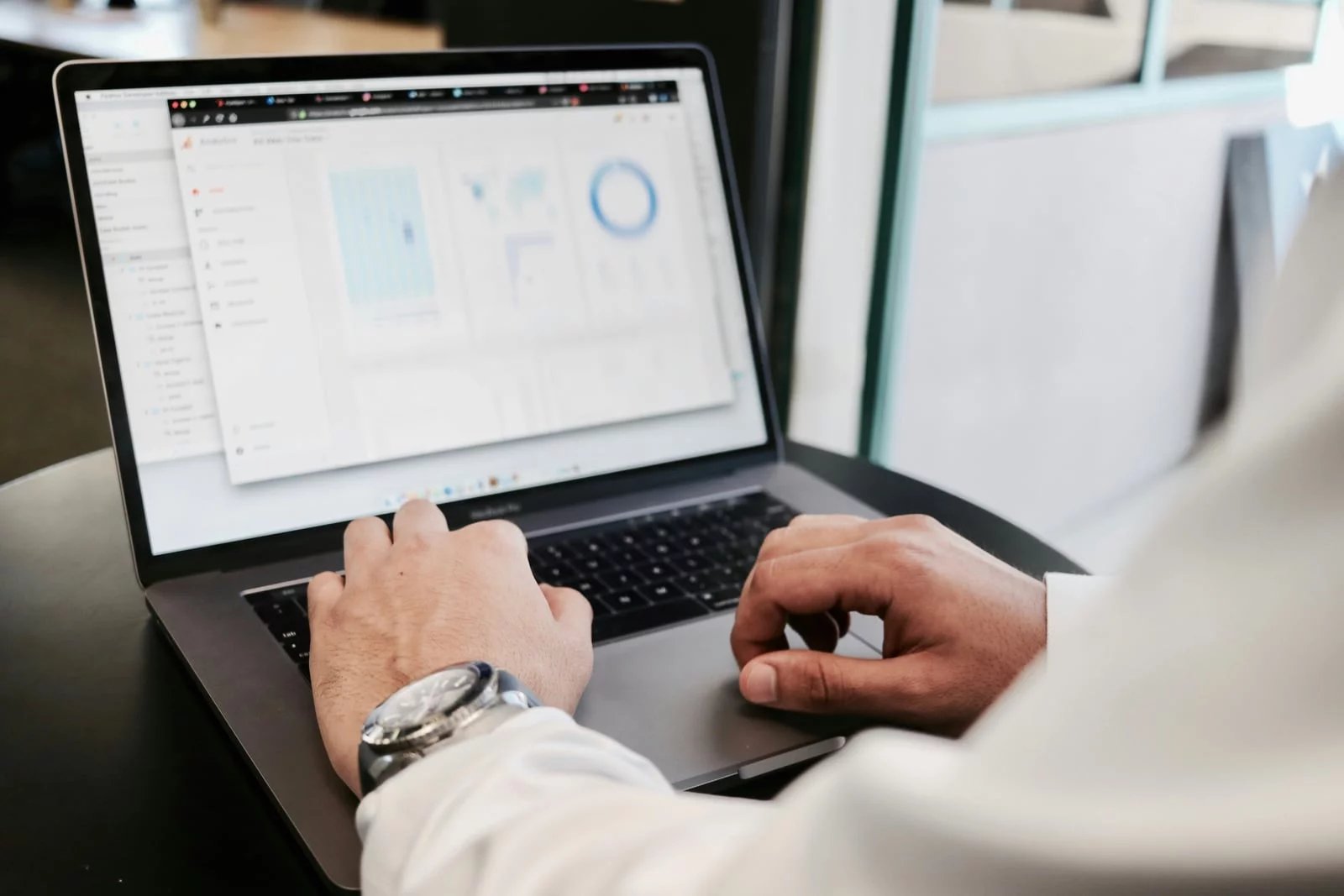 Google Analytics dashboard